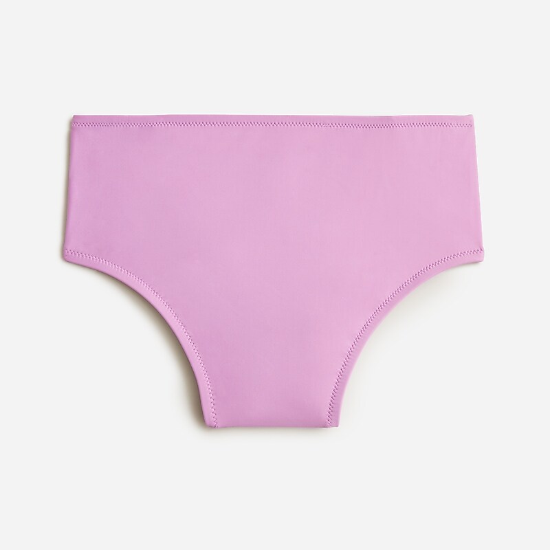 Women\'s J.Crew High-rise Bikini Bottom Radiant Orchid USA WXFVJRS76