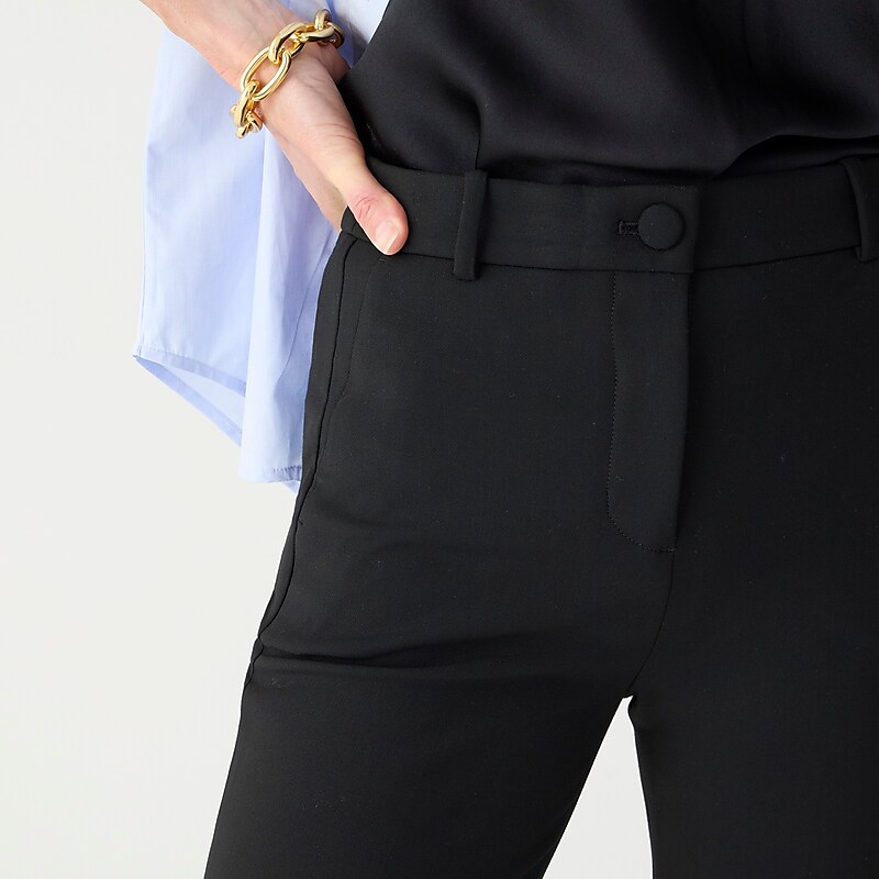 Women's J.Crew High-rise Cameron Pants Black USA TMLRSKC25