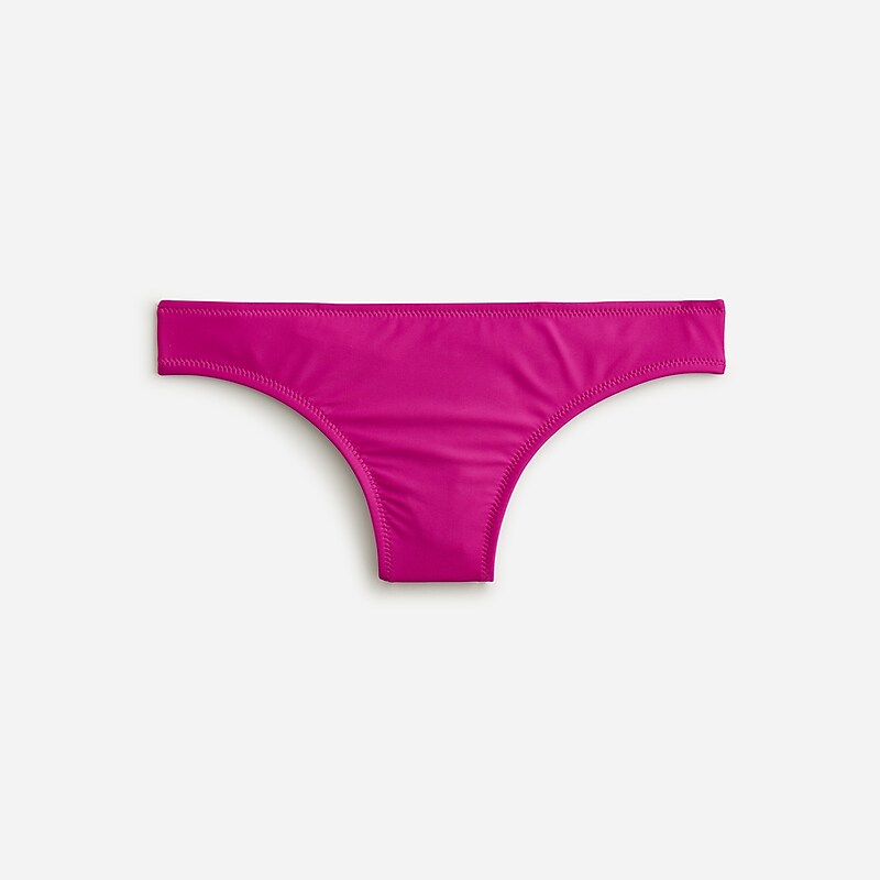 Women\'s J.Crew Hipster full-coverage Bikini Bottom Magenta Orchid USA UCHLSRT05