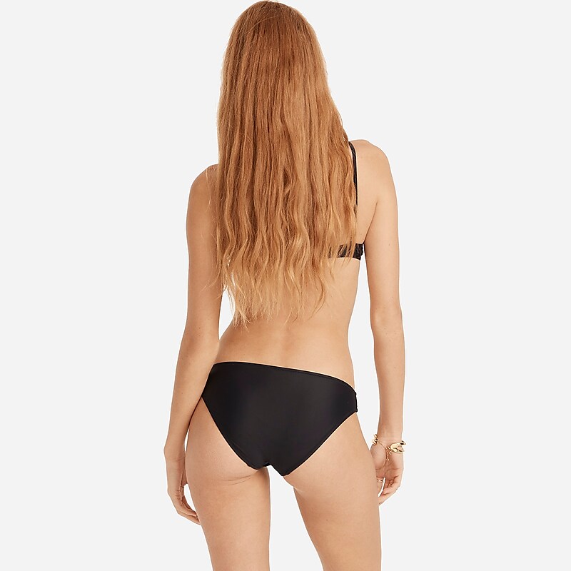 Women's J.Crew Hipster full-coverage Bikini Bottom Navy USA RFWLBGA79