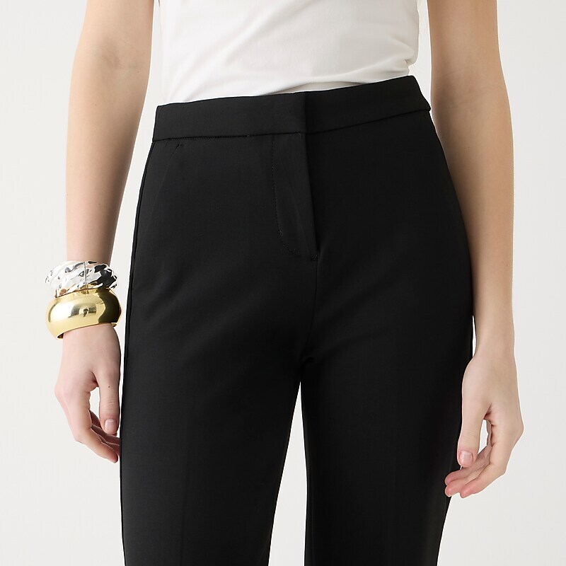 Women's J.Crew Kate straight-leg Pants Black USA MGDZBAT14