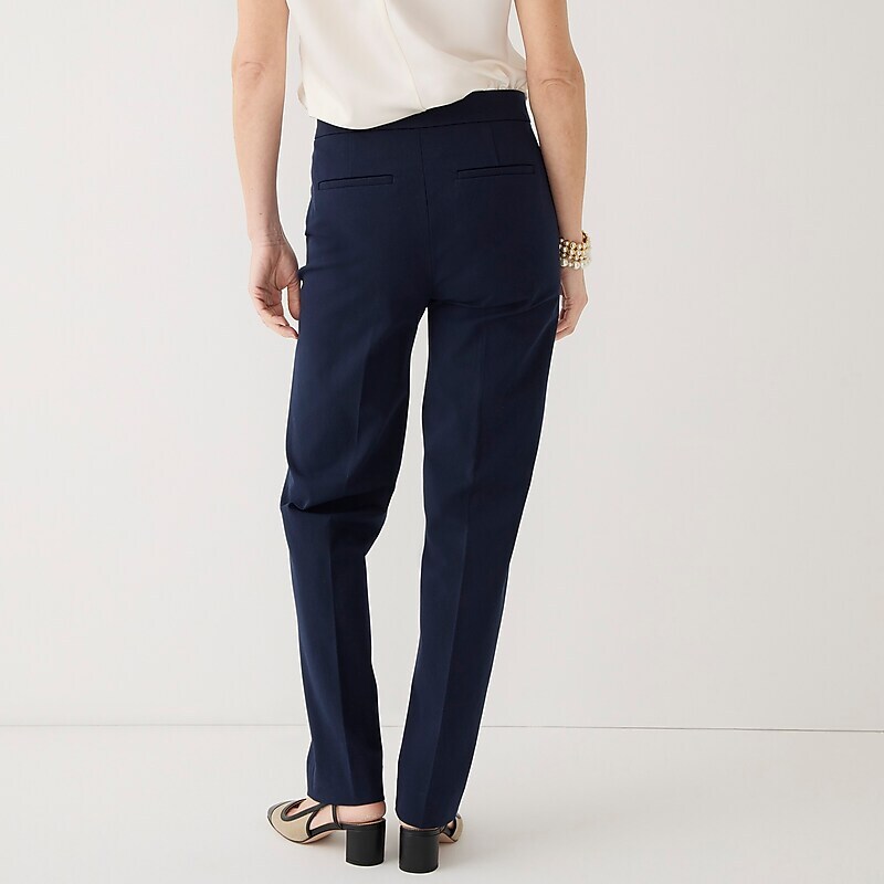 Women's J.Crew Kate straight-leg Pants Navy USA ODVWCJZ82