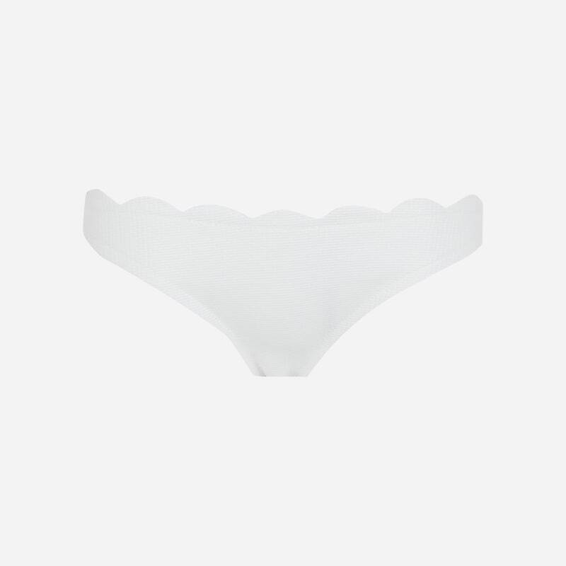 Women\'s J.Crew MARYSIA Santa Barbara Bikini Top White USA KPJQLDE09