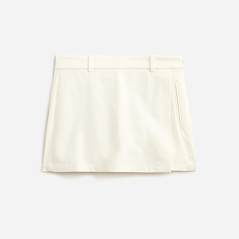 Women\'s J.Crew Mini Skort Ivory USA LXNBJZC74