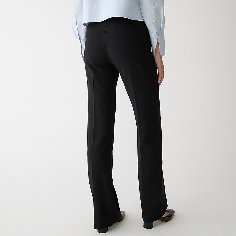 Women's J.Crew Natalia Pants Black USA EZYLANQ56