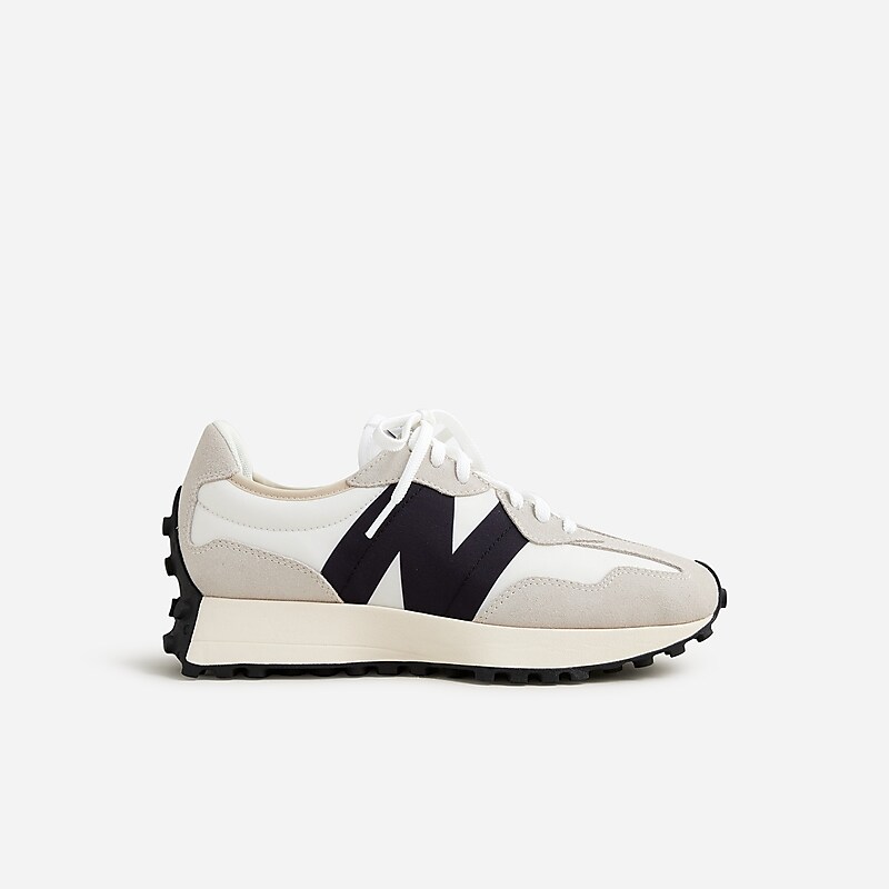 Women's J.Crew New Balance® 327 Sneakers Sea Salt Black USA QMRJNBC39