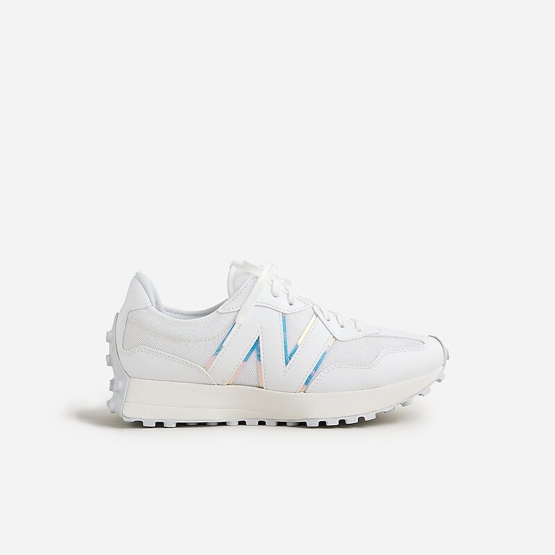 Women's J.Crew New Balance® 327 Sneakers White White USA FXTARGZ39