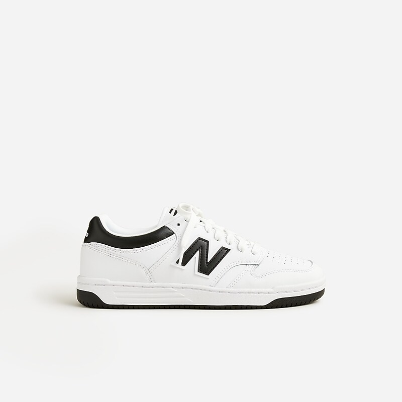 Women's J.Crew New Balance® 480 Sneakers White Black USA JXPIMKA86