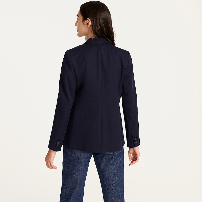 Women's J.Crew Parke Blazers Navy USA QFIDJRE64