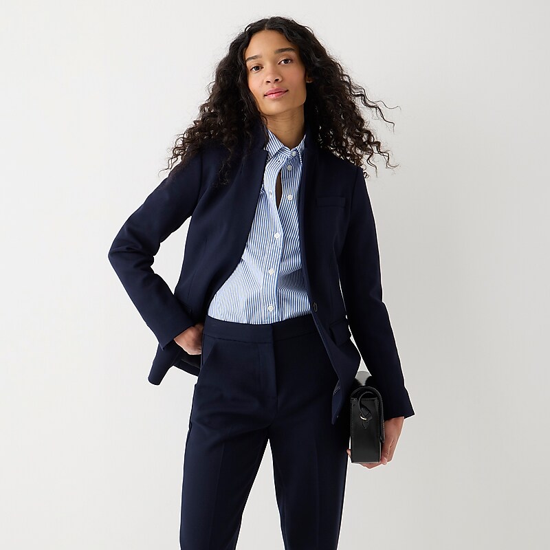 Women\'s J.Crew Regent Blazers Navy USA HONJURE74