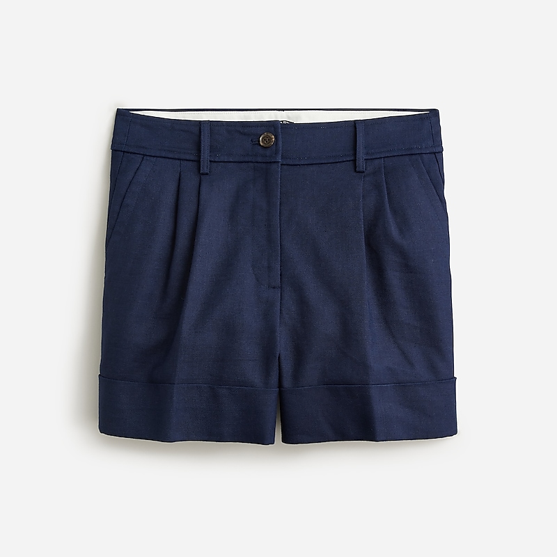 Women\'s J.Crew Remi Shorts Navy USA TQJVABD76