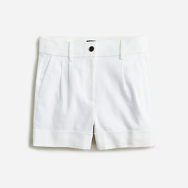 Women\'s J.Crew Remi Shorts White USA SQJELPZ71