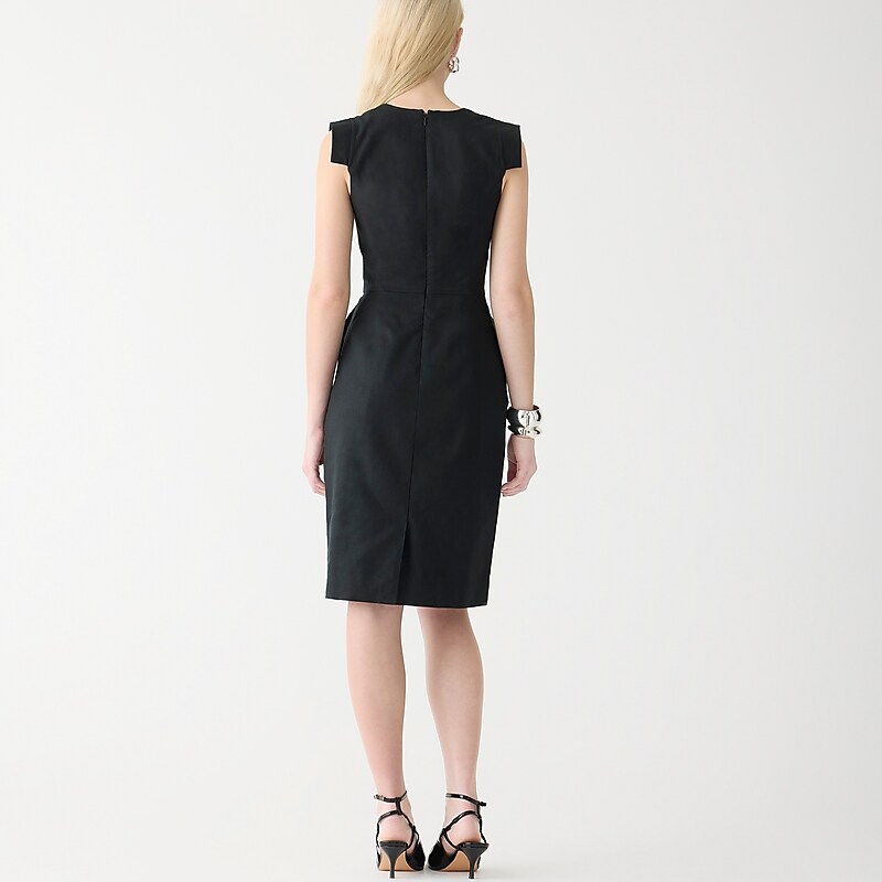 Women's J.Crew Resume Dress Black USA TVGNSYM29