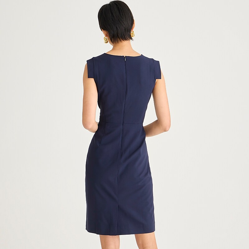 Women's J.Crew Resume Dress Navy USA GFCHDSQ10