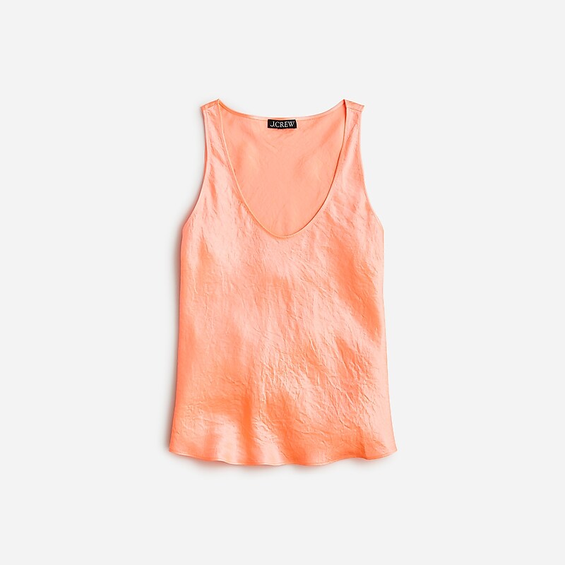 Women\'s J.Crew Scoopneck Tank Tops Brilliant Peony USA KPOSUWX47