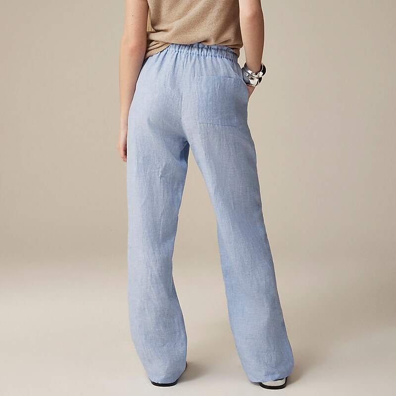 Women's J.Crew Soleil Pants Blue USA GTQXWFV80