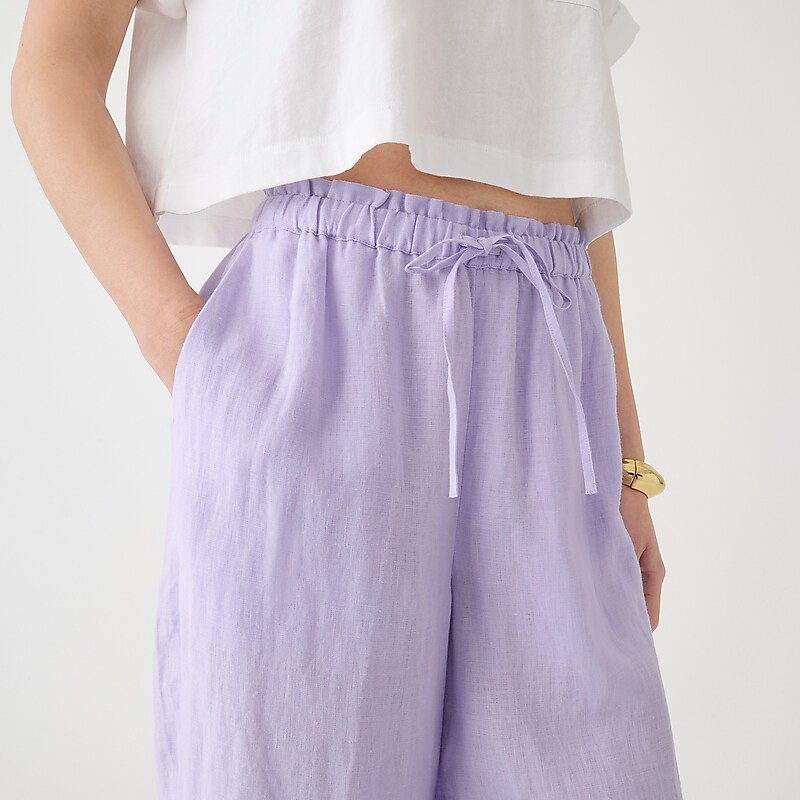 Women's J.Crew Soleil Pants Lavender Jade USA DMTNKCR18