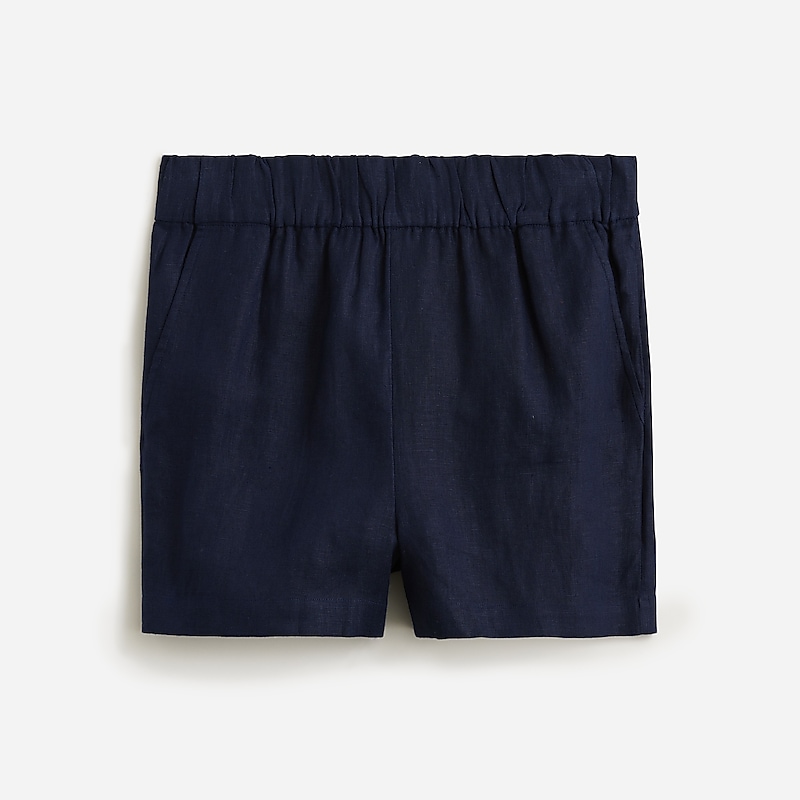 Women\'s J.Crew Tropez Shorts Navy USA ULZPVSE20