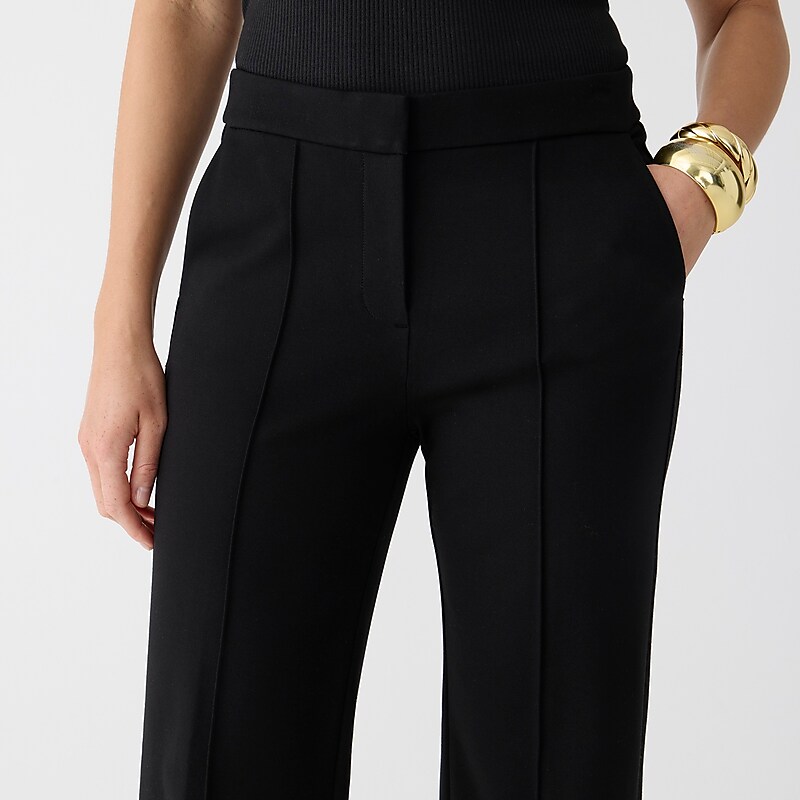 Women's J.Crew Wide-leg Pants Black USA IYVSBKN41