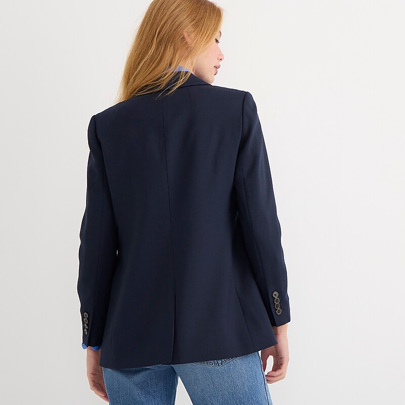 Women's J.Crew Willa Blazers Navy USA YMRKJZX90